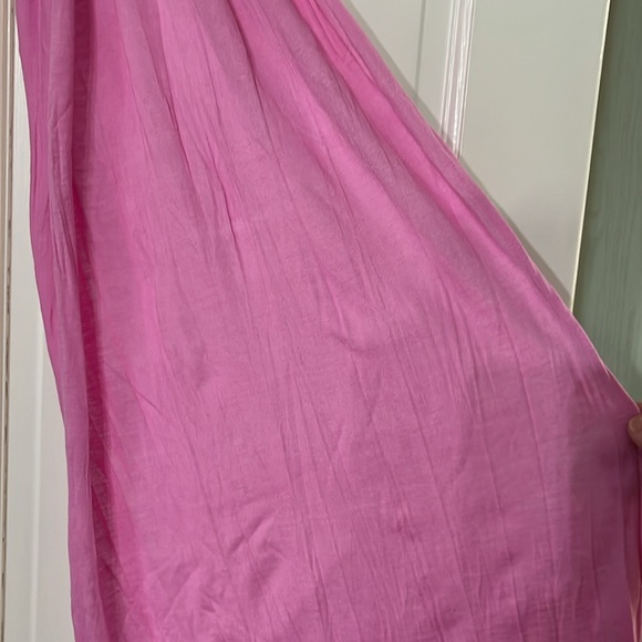 Pink Lightweight Summer or Spring Scarf - Picture 2 of 4